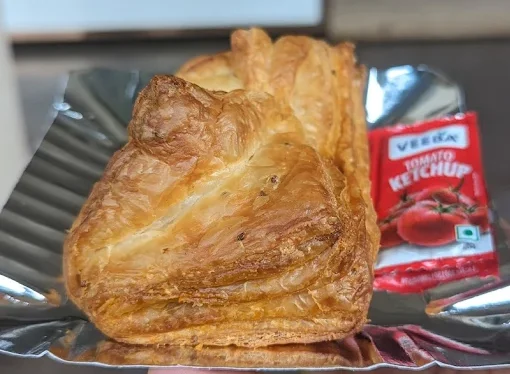 Flaky golden veg puff pastry — traditional recipe