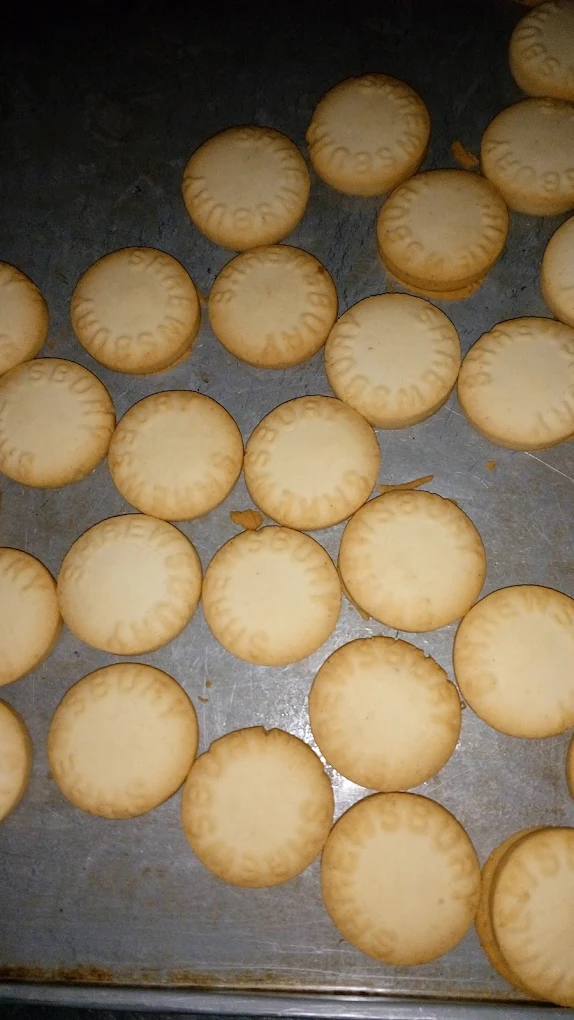 Classic Shrewsbury biscuits fresh from the oven